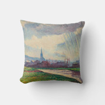 Paisaje rural con río (por Maximilien Luce)