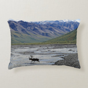 COJÍN DECORATIVO PAISAJE TRANQUILO CON REINADOR