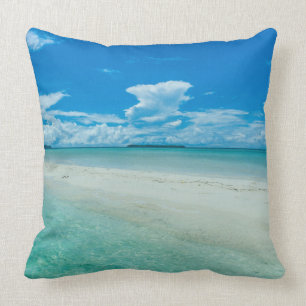 Cojín Decorativo Paisaje tropical azul, Palau