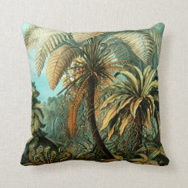 Cojín Decorativo Paisaje tropical con palmera