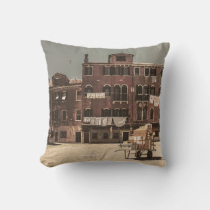 Cojín Decorativo Paisaje vintage de Venecia
