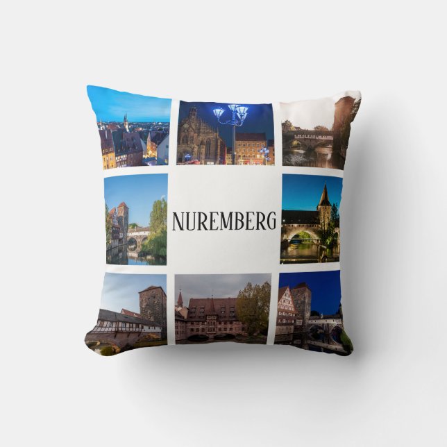 Cojín Decorativo Paisajes de Nuremberg (Anverso)
