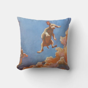 Cojín decorativo Paisajista De Cachorro Volador