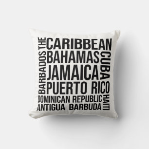 Cojín Decorativo Países del Caribe: Arte Mundial - Jamaica
