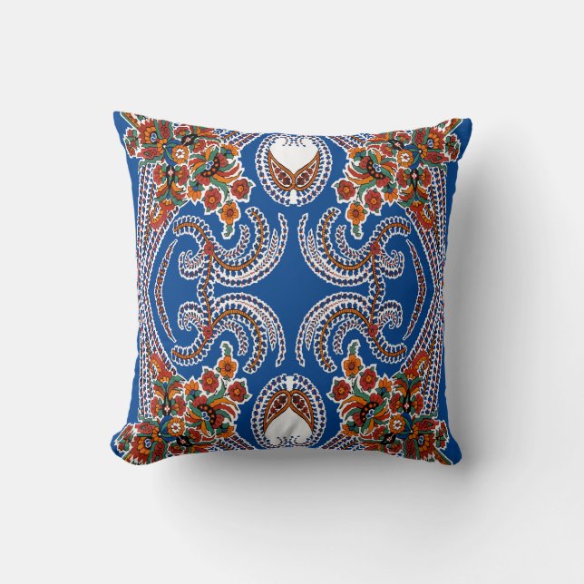 Cojín Decorativo Paisley Design #10 en SusieJayne (Anverso)
