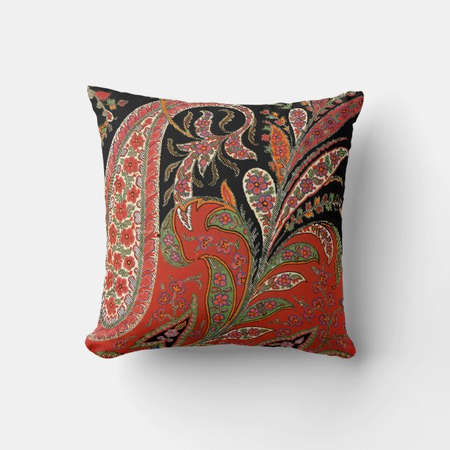 Cojín Decorativo Paisley Design #5 en SusieJayne (Anverso)
