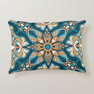 Cojín Decorativo Paisley kerchief vintage: impresión oriental.