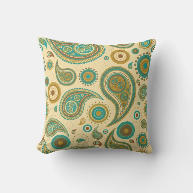Cojín Decorativo Paisley Pillow (Anverso)