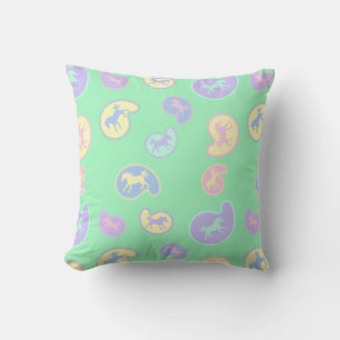 Cojín Decorativo Paisley Ponies