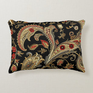 Cojín Decorativo Paisley, Victoriano, Gótico, 