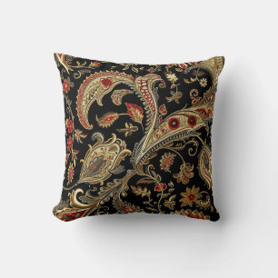 Cojín Decorativo Paisley, Victoriano, Gótico, 