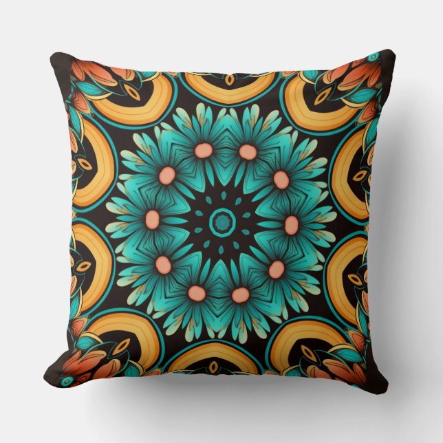 Cojín Decorativo Paisley Vivid Bold 1 (Anverso)
