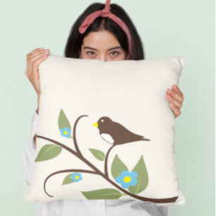 Cojín Decorativo Pájaro