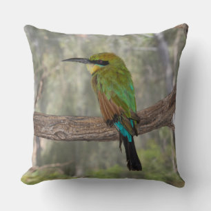 Cojín Decorativo Pájaro abejaruco arcoíris, Australia