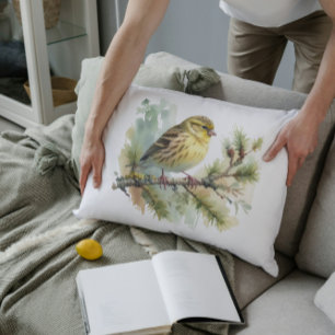 Cojín Decorativo Pájaro Amarillo Dulce