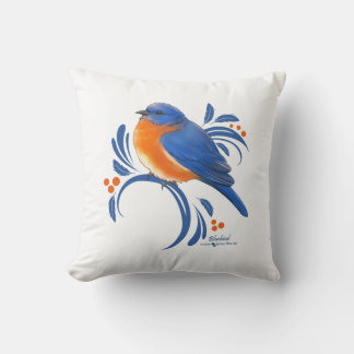 Cojín Decorativo Pájaro azul