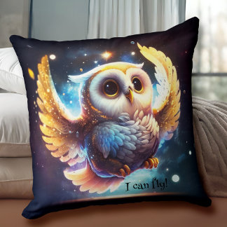 Cojín Decorativo Pájaro Búho Adorable