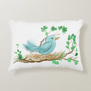 Cojín Decorativo Pájaro canto de agua