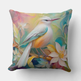 Cojín Decorativo Pájaro de Fantasía Rumped Dorado