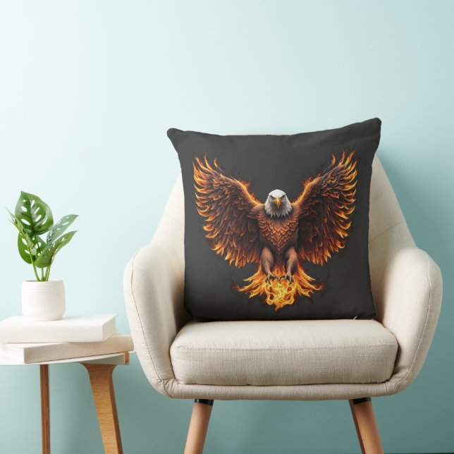 Cojín Decorativo Pájaro de fuego americano (Silla)