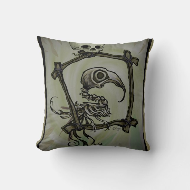 Cojín Decorativo Pájaro de Tiki (Anverso)