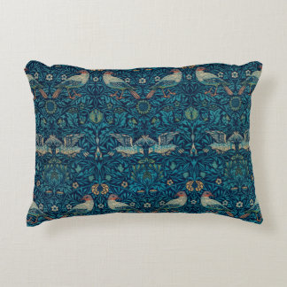 Cojín Decorativo Pájaro de William Morris, arte textil de jardín vi