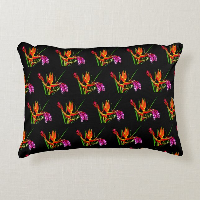 COJÍN DECORATIVO PÁJARO DEL PARAÍSO (Anverso)