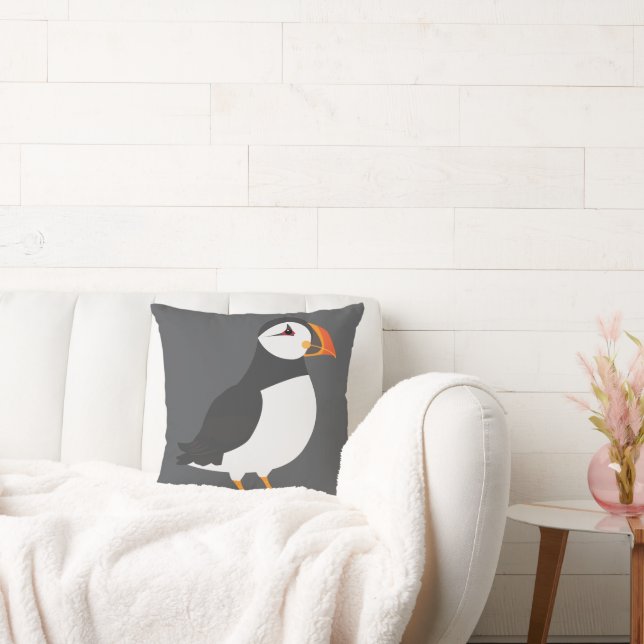 Cojín Decorativo Pájaro Frailecillo (Sofá)
