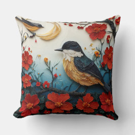 Cojín Decorativo Pájaro lindo para dormitorio y sala
