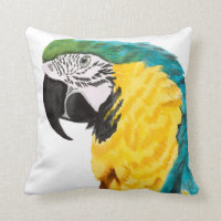 Pájaro loro tropical