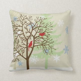 Cojín Decorativo Pájaros del invierno