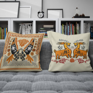 Cojín Decorativo Pájaros en armonía