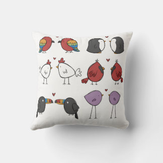 Cojín Decorativo Pájaros Enamorados