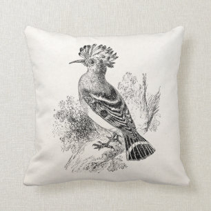 Cojín Decorativo Pájaros personalizados pájaro del Hoopoe de
