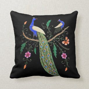 Cojín Decorativo Pájaros y flores bonitos