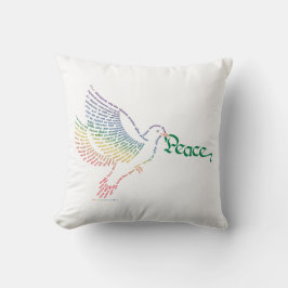 Cojín Decorativo Palabra Mundial Palabra Palabra Palabra Paz Pillow