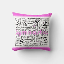 Cojín Decorativo Palabras 2 de la gimnasia