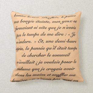Cojín Decorativo Palabras de Proust