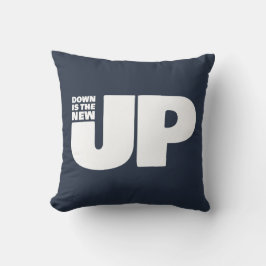 Cojín Decorativo Palabras dibujadas a mano La Frase Abajo Es La Nue