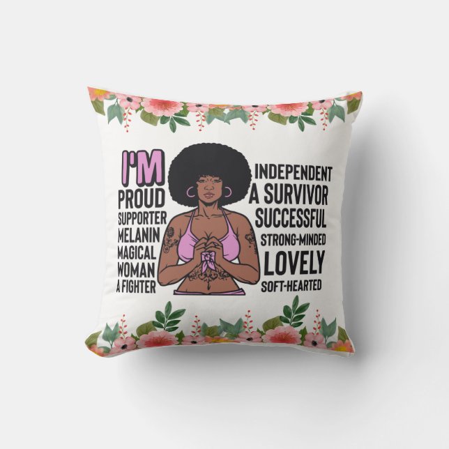 Cojín Decorativo Palabras inspiradoras positivas afirmativas Sista  (Anverso)