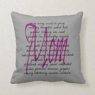 Cojín Decorativo Palabras para mamá