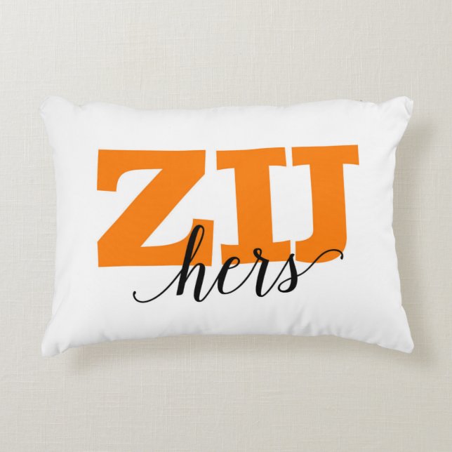 Cojín Decorativo Palabras vocabularias de Zij / Hers Holandés Holla (Anverso)