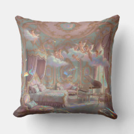 Cojín Decorativo Palace Dreamscape Psychedelic Rococo Revival Mural