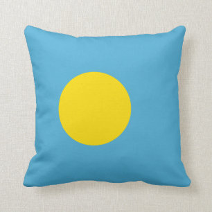Cojín Decorativo Palau - bandera de Palauan