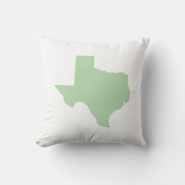 Cojín Decorativo Pale Green Texas (Anverso)