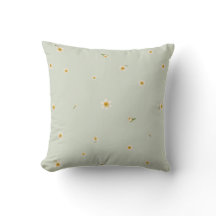 Pale Sage Japanese Narcissus Floral Pattern
