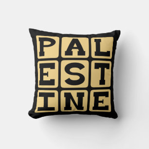 Cojín Decorativo Palestina, Estado soberano en Asia