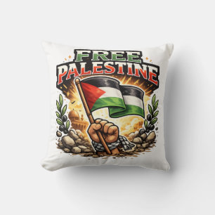 Cojín Decorativo Palestina Libre