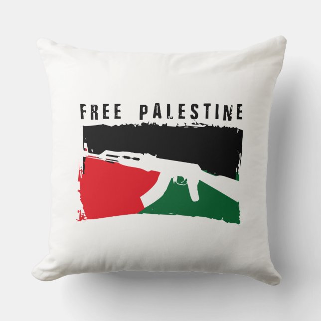 Cojín Decorativo Palestina Libre (Anverso)