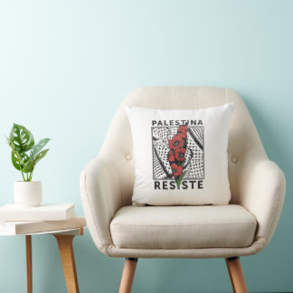 Cojín Decorativo Palestina Resist Camiseta
